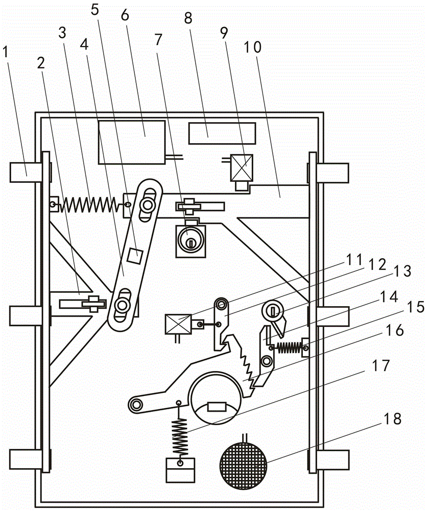 迪堡保险柜内部结构图图片