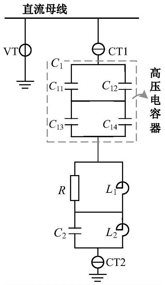 一種雙調諧直流濾波器高壓電容器接地故障的識別方法與流程