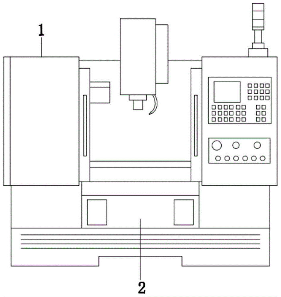 数控机床结构简图图片