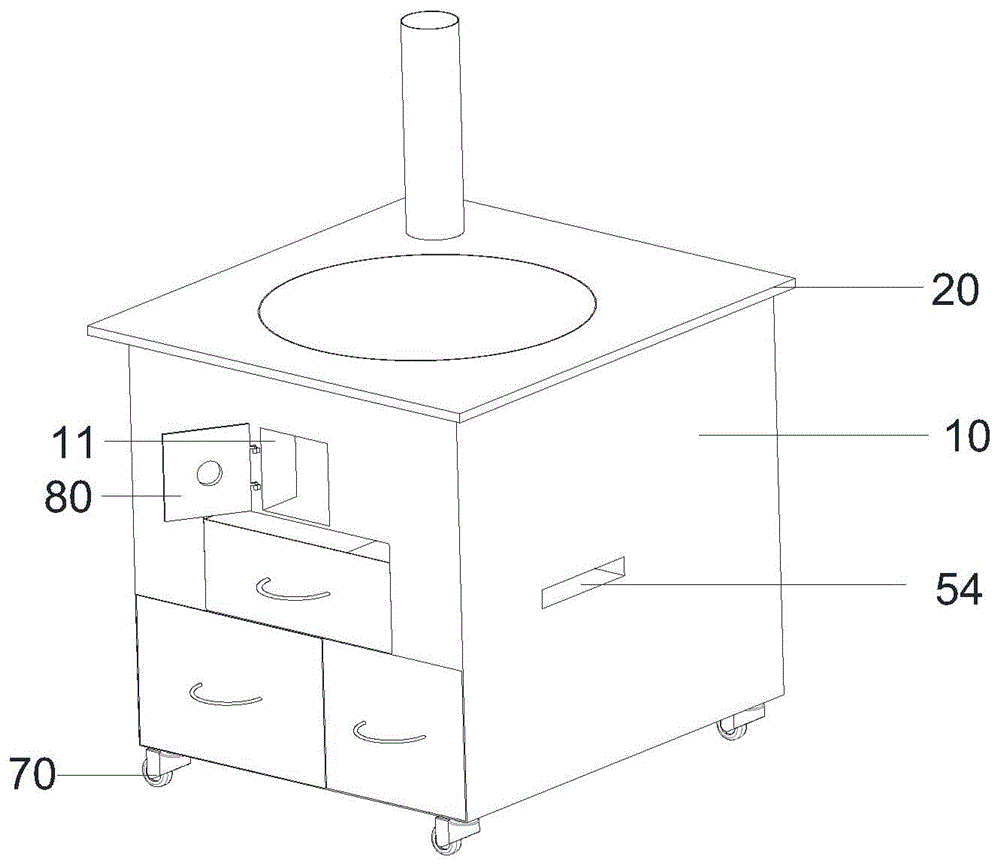 一种柴火灶的制作方法