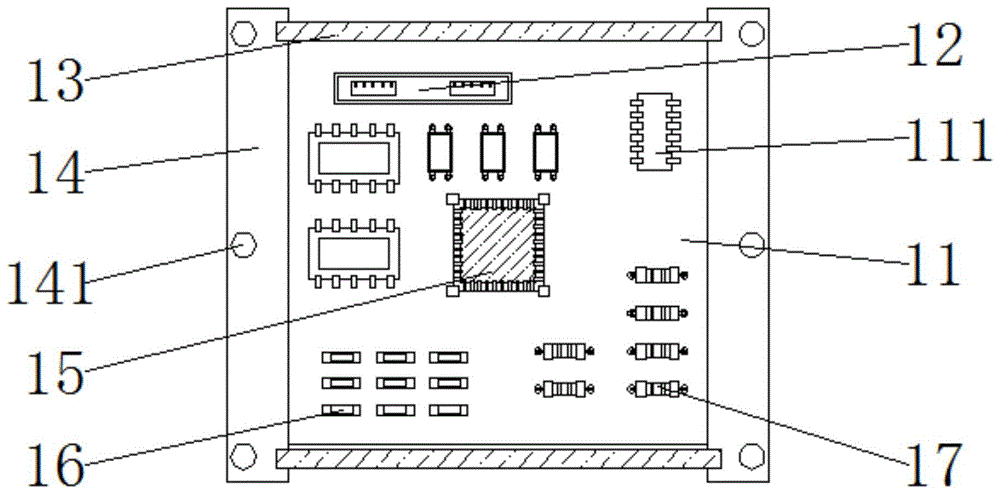 一種帶有固定結構的跑步機內置電路板的製作方法