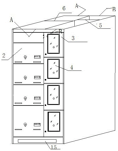 抽屉式开关柜结构图图片