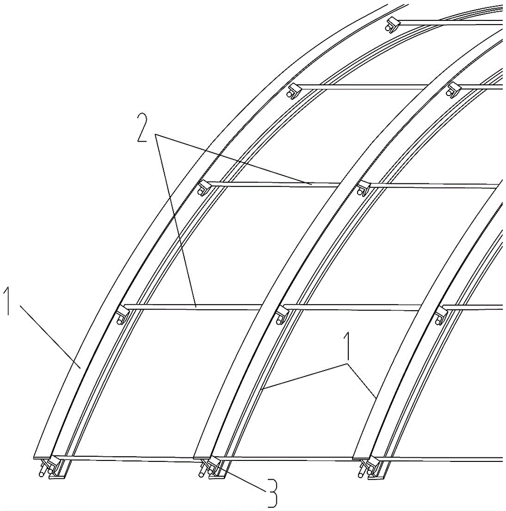 格栅拱架纵向连接筋图图片