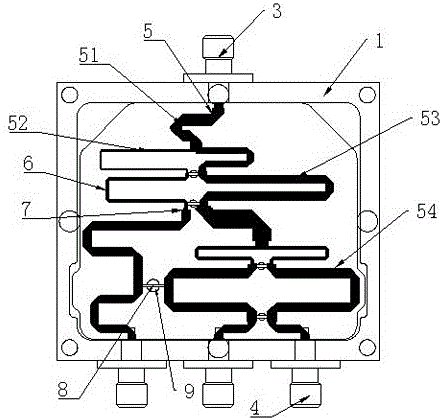 一种微带三功分器的制作方法