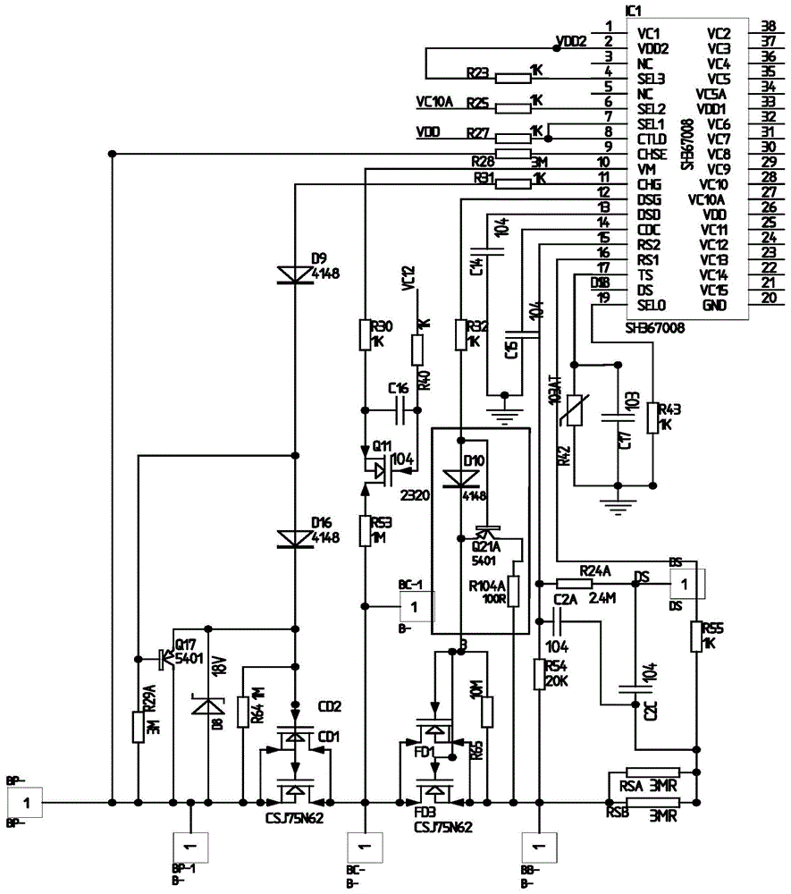 锂电池保护板短路保护加速关断电路的制作方法