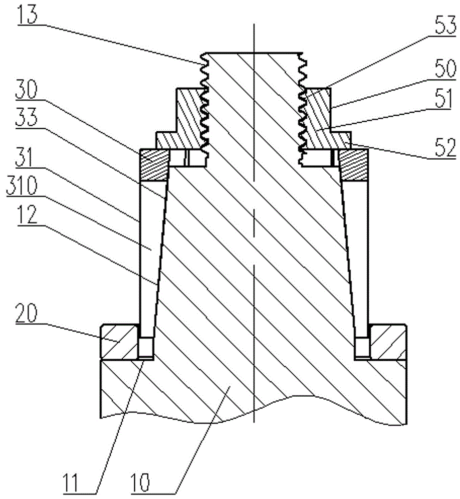 内孔胀紧夹具制作图纸图片