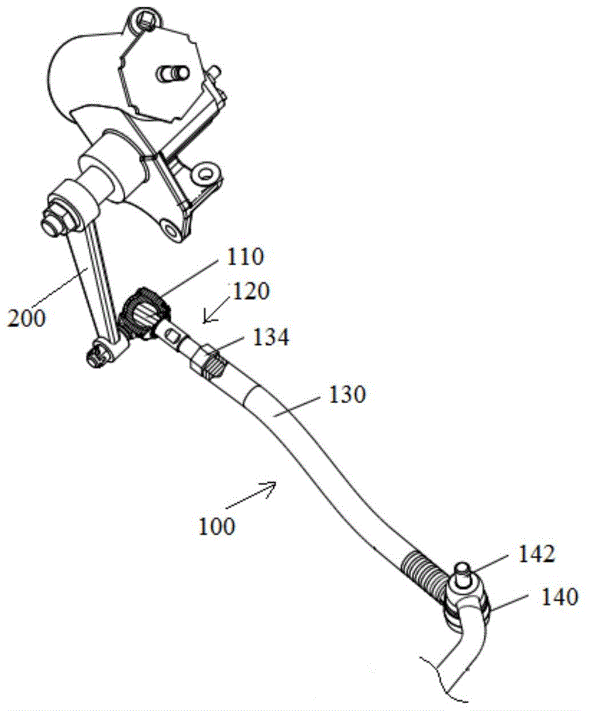 转向横拉杆结构图图片