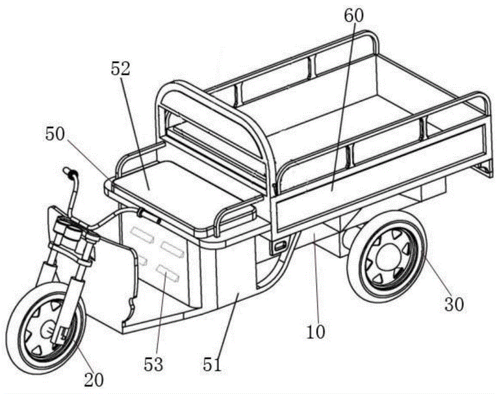 自卸货的农用电动三轮车的制作方法