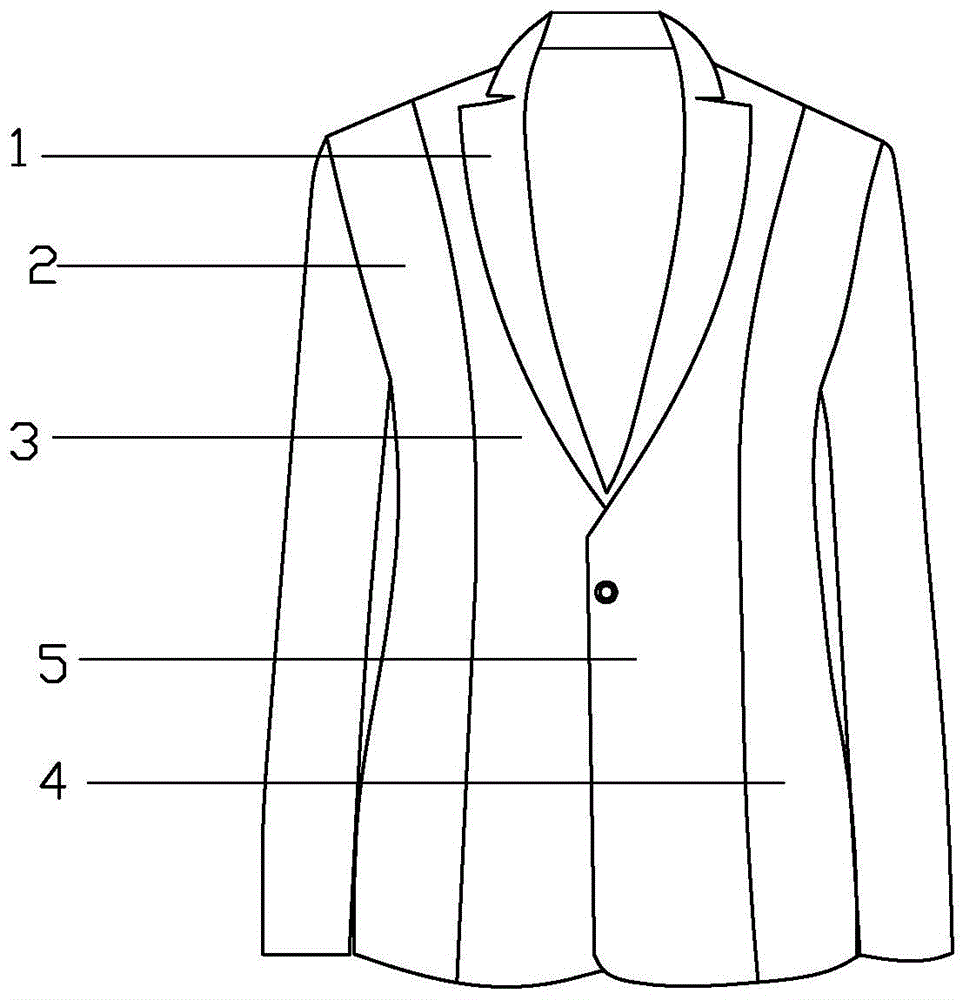 一种款式可变的西装的制作方法