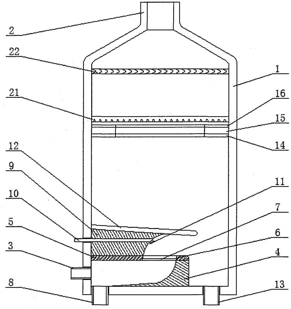 脱硫吸收塔结构图片