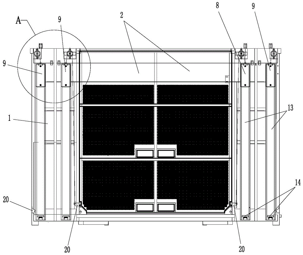 本實用新型涉及一種建築機械領域,尤其是一種帶自動門裝置的升降機.