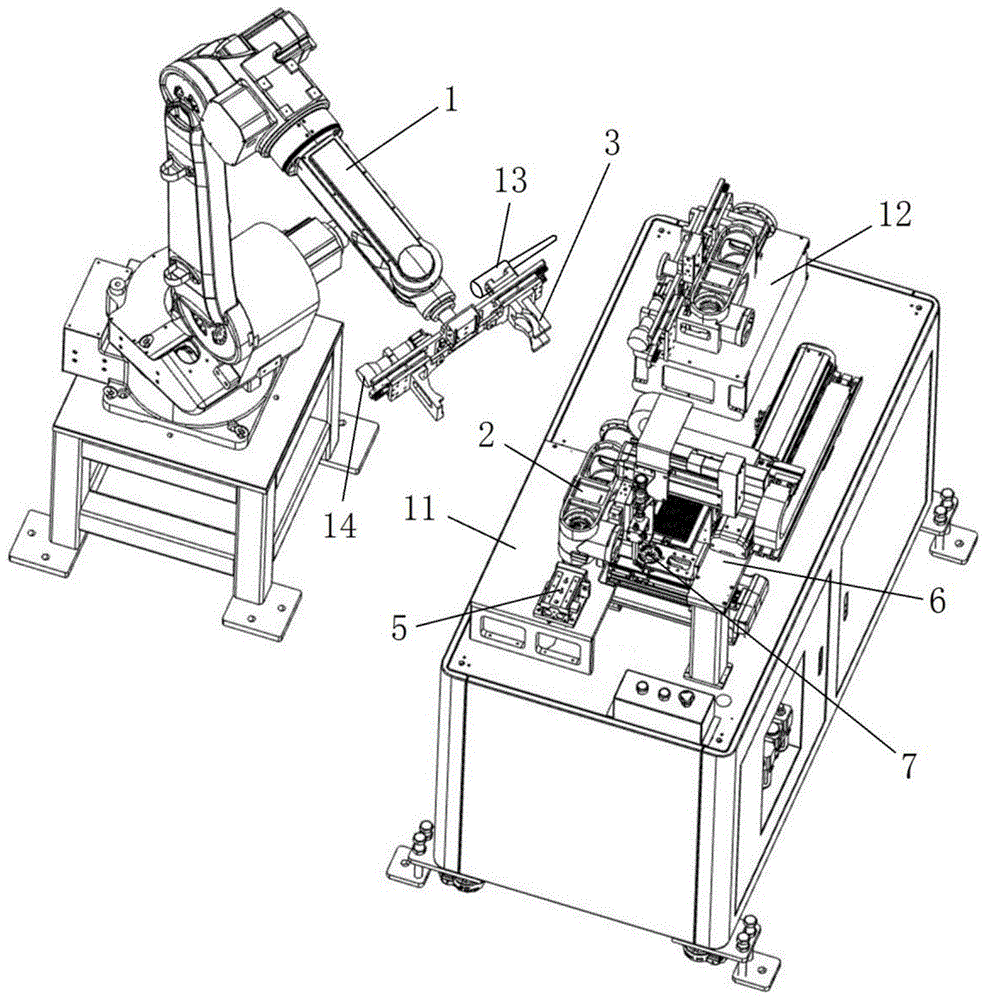 机器人小臂与腕部的夹爪机构的制作方法