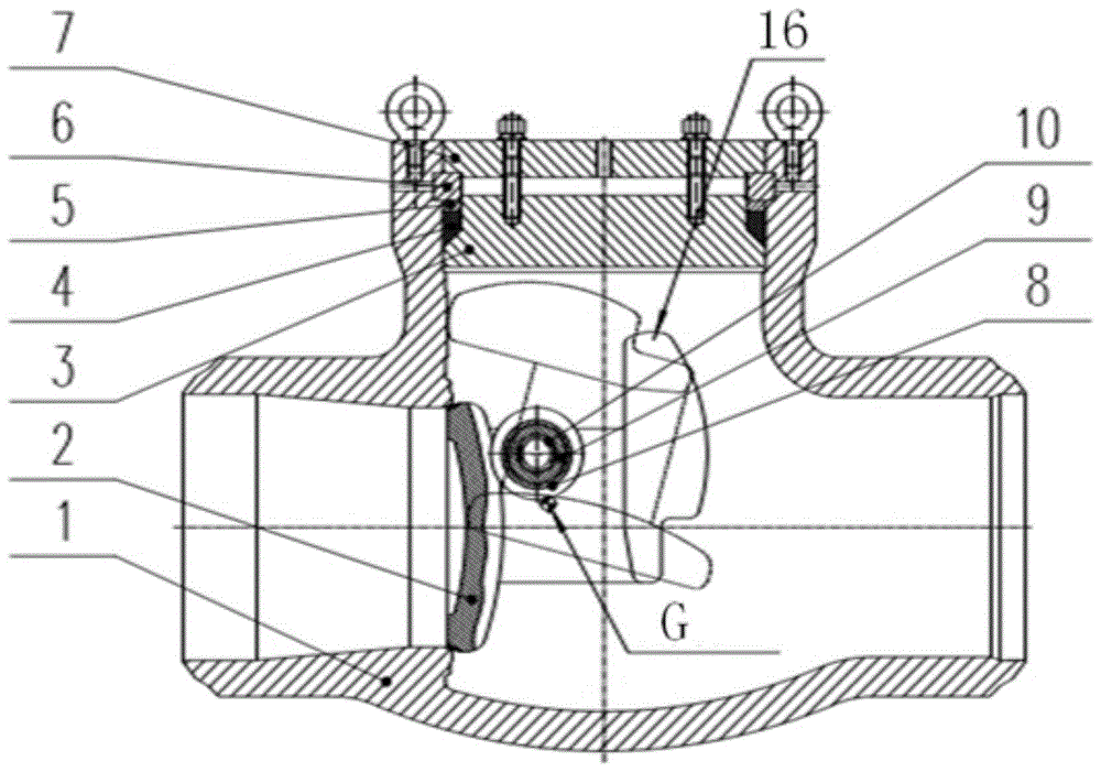 逆止阀内部结构图图片