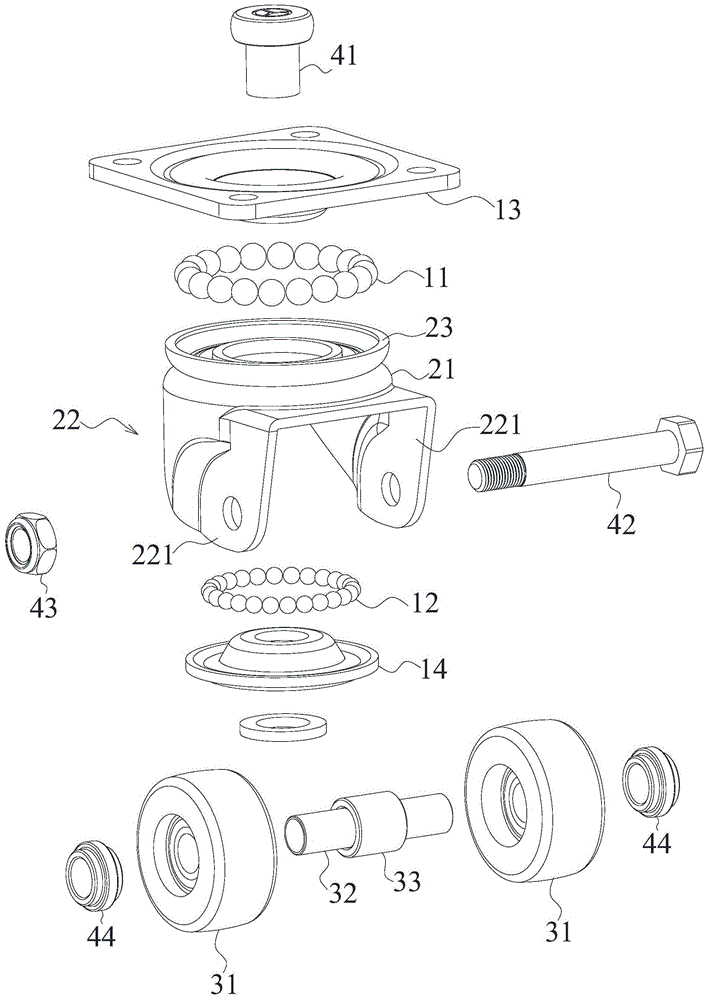 一種適用於agv小車的隨動萬向輪的製作方法