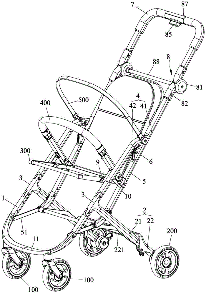 一種摺疊手推車的製作方法