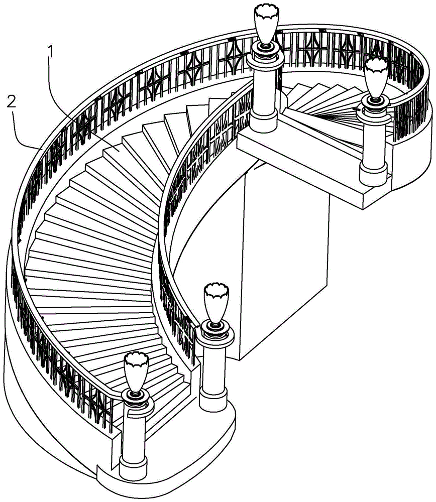 旋转楼梯的制作方法
