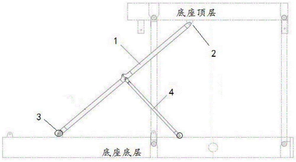 一种脚手架的斜撑的制作方法