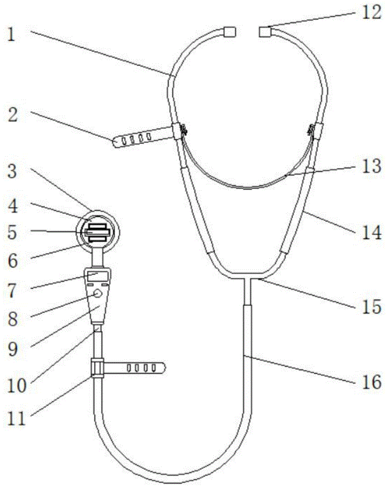 听诊器的结构图片图片