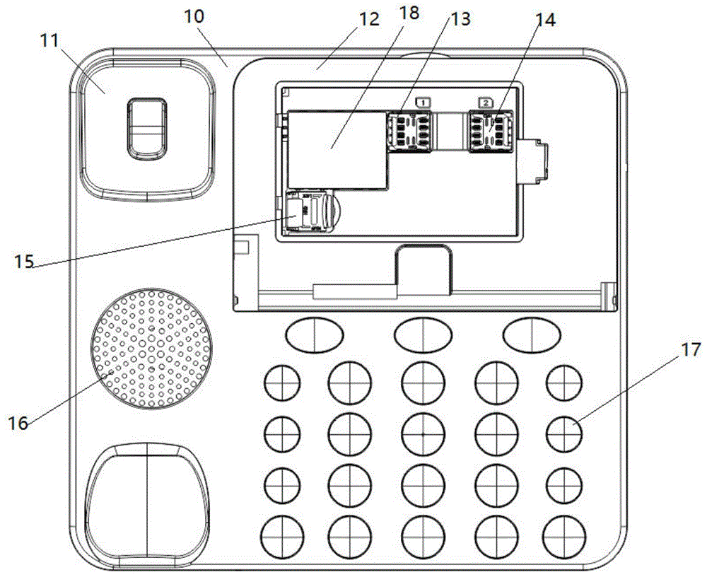 电话机内部结构图解图片