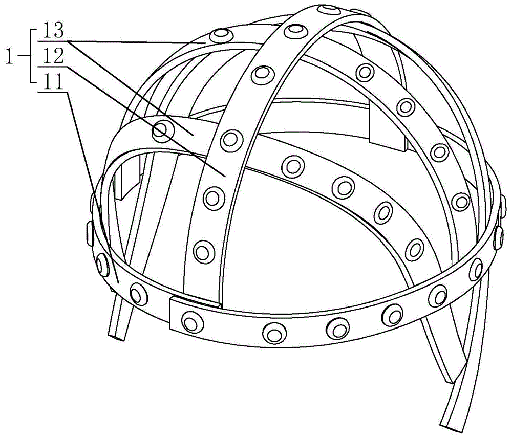 脑电帽子示意图图片