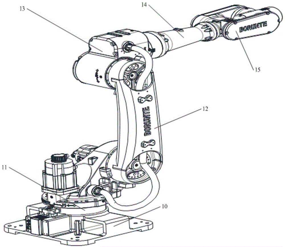 重载荷多关节工业机器人的制作方法