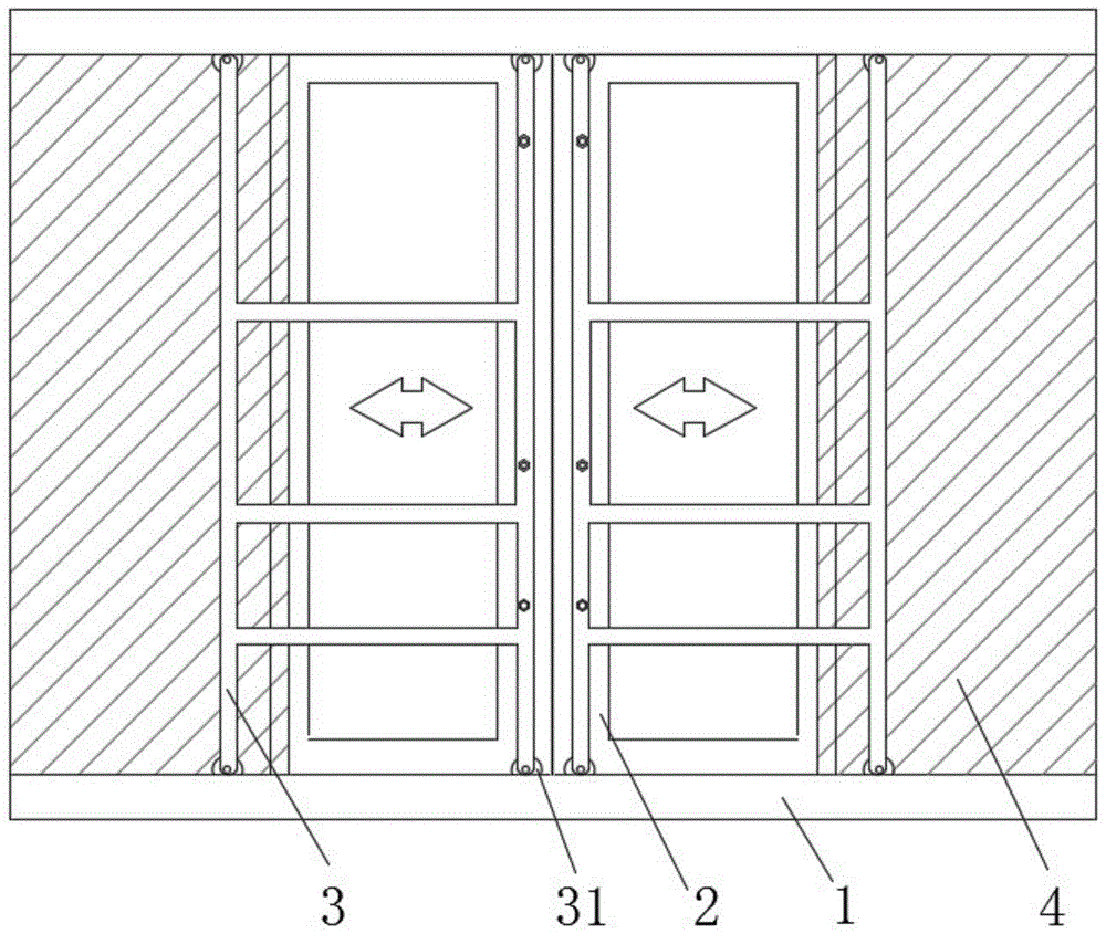 地铁屏蔽门结构原理图图片