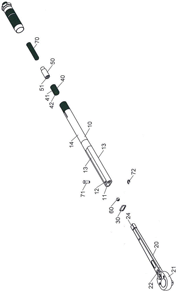 扭力扳手結構的製作方法