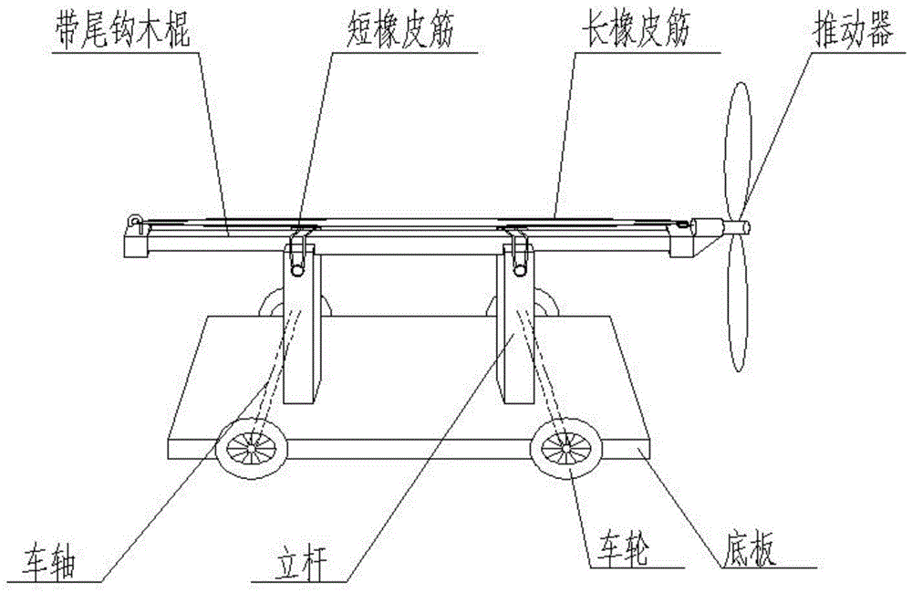 回力车结构图图片