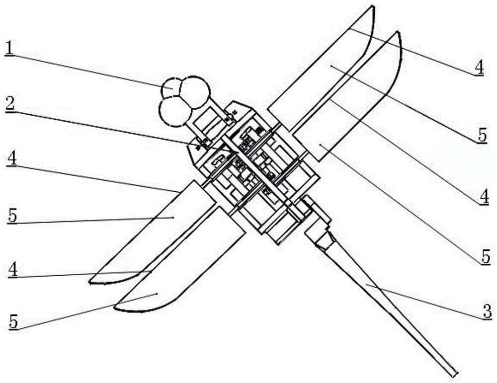扑翼飞行器机械原理图图片
