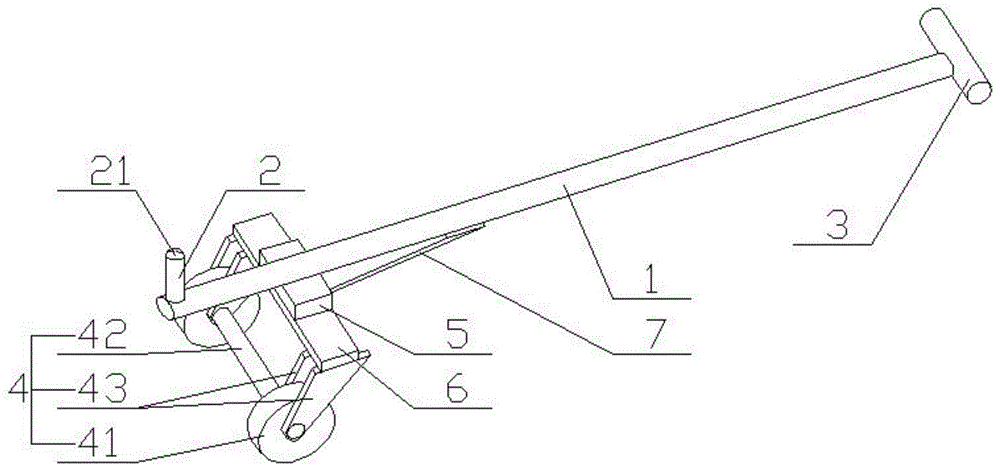 一种管道及型材转运运输工具的制作方法