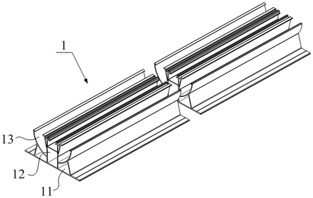 縱向導水槽,縱向導水槽連接結構,光伏建築一體化結構的製作方法