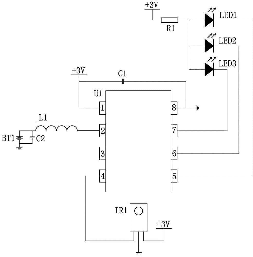 hfsstc电子蜡烛电路图图片