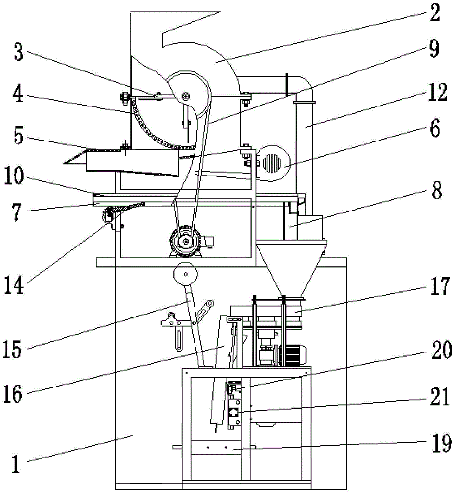 瓜子脱壳封装机的制作方法