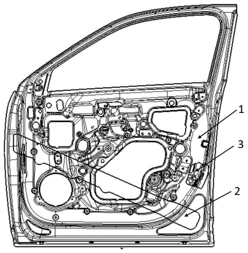 汽车车门结构图解剖图图片
