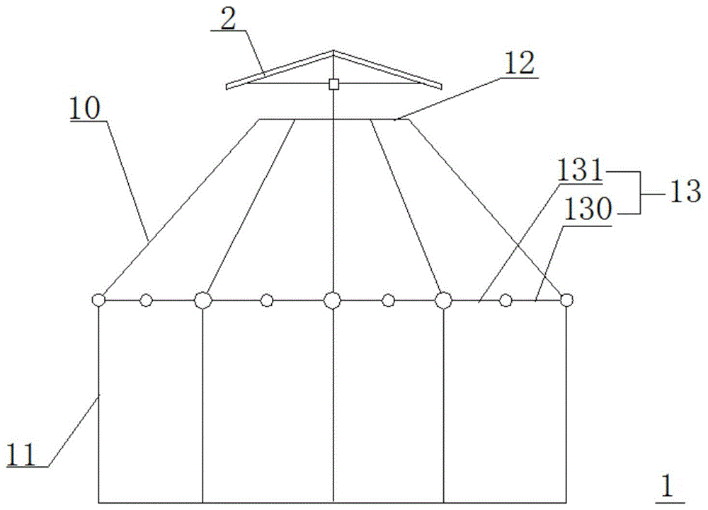 帐篷的骨架结构及帐篷的制作方法