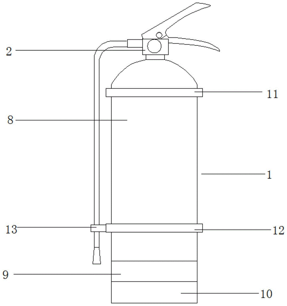 泡沫灭火器结构剖析图图片