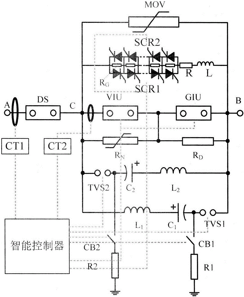 基於真空與sf6滅弧室串聯的新型高壓直流斷路器的製作方法