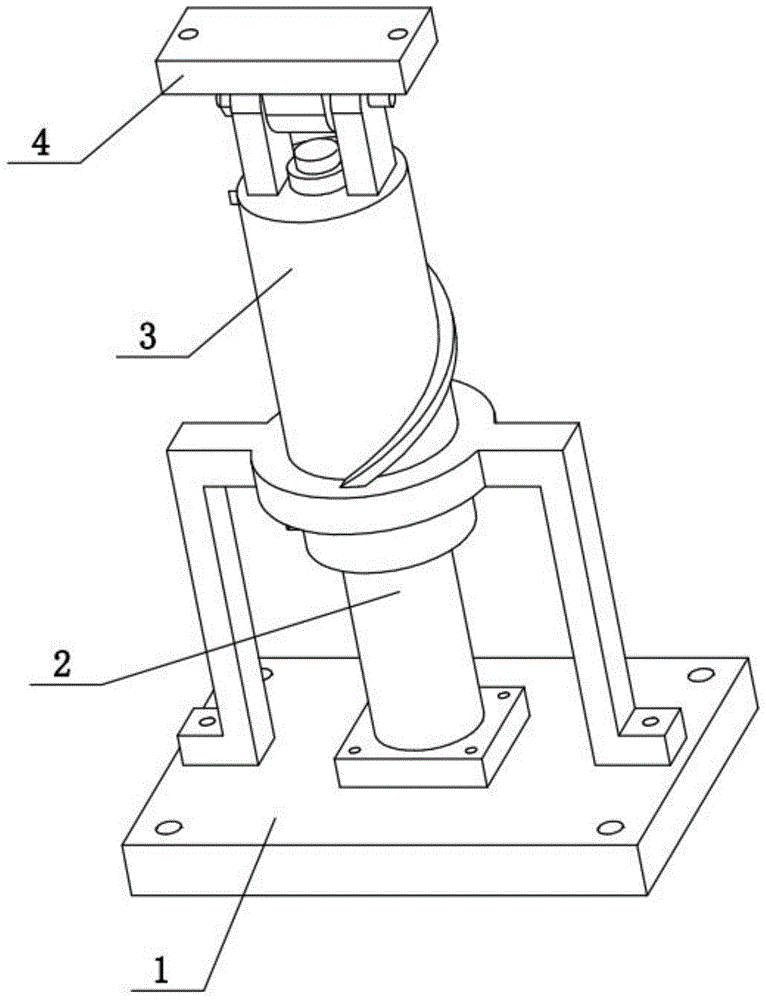 一种伸缩自动旋转式液压油缸的制作方法