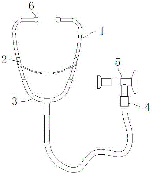 一种心血管内科专用听诊器的制作方法