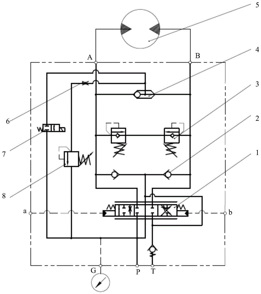 一种液压回转缓冲系统和起重机的制作方法