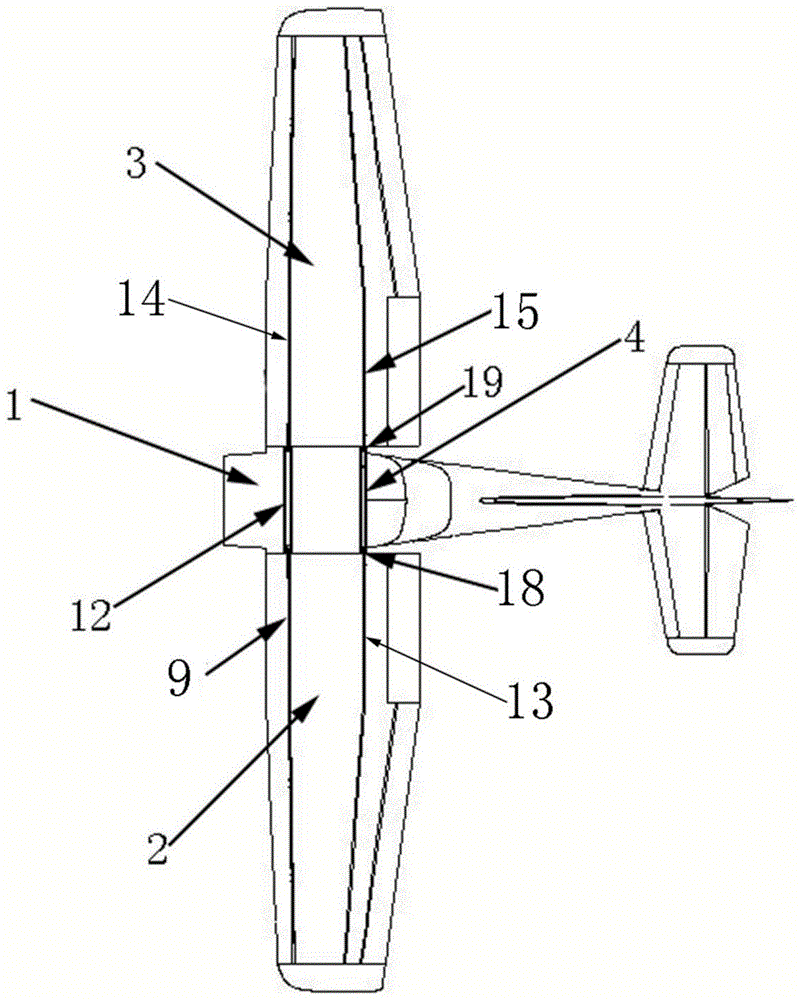固定翼飞机的机翼安装角调节机构的制作方法