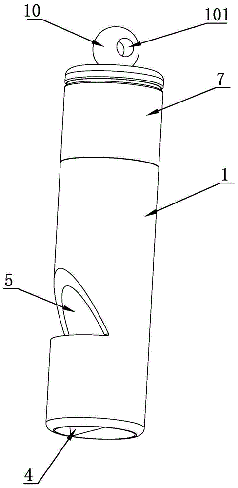 口哨结构图与原理图片