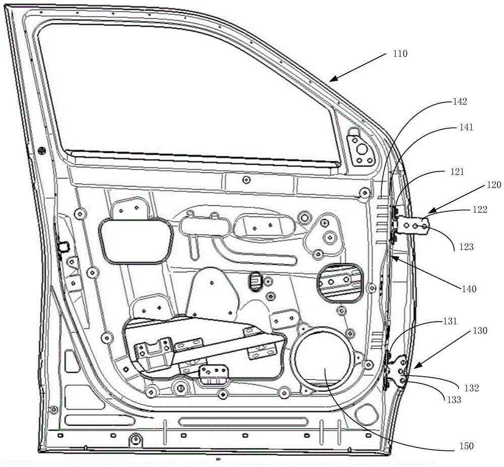 车门结构示意图图片