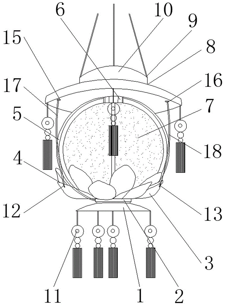 灯笼的结构分析图图片