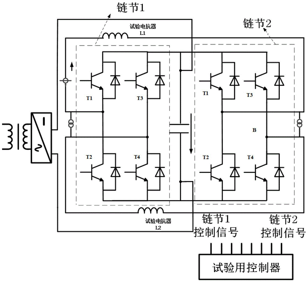 用於背靠背功率閥組對沖測試的控制方法與流程