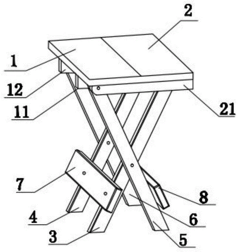 一种折叠木凳的制作方法