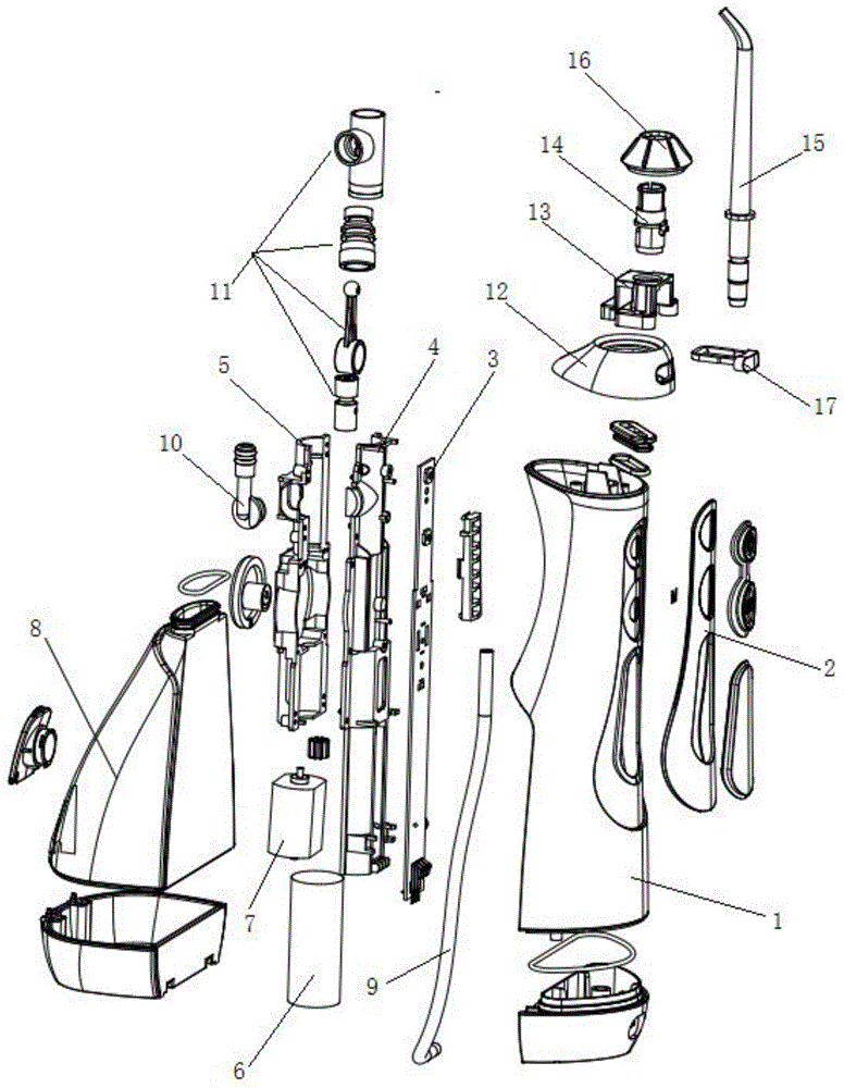 冲牙器原理图图片