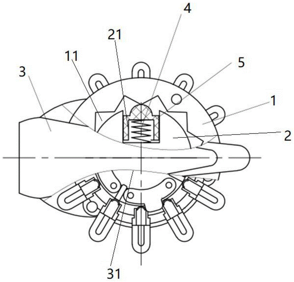 旋转开关内部结构图图片
