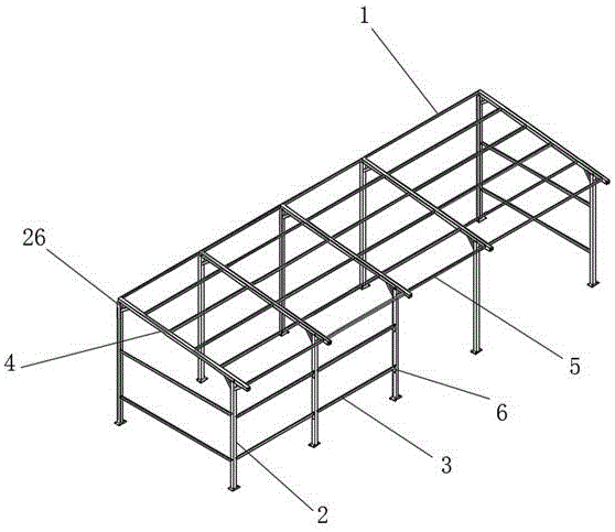 一種安全式構件連接的鋼結構房屋的製作方法