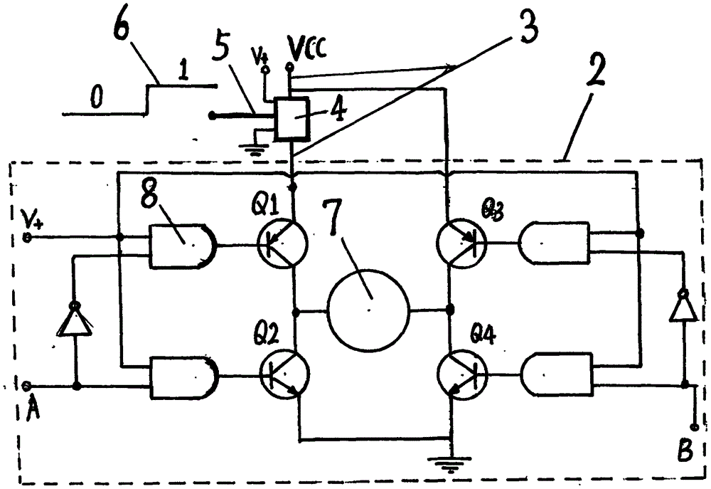 一種能防止特斯拉線圈等非法開鎖的h橋電路的製作方法